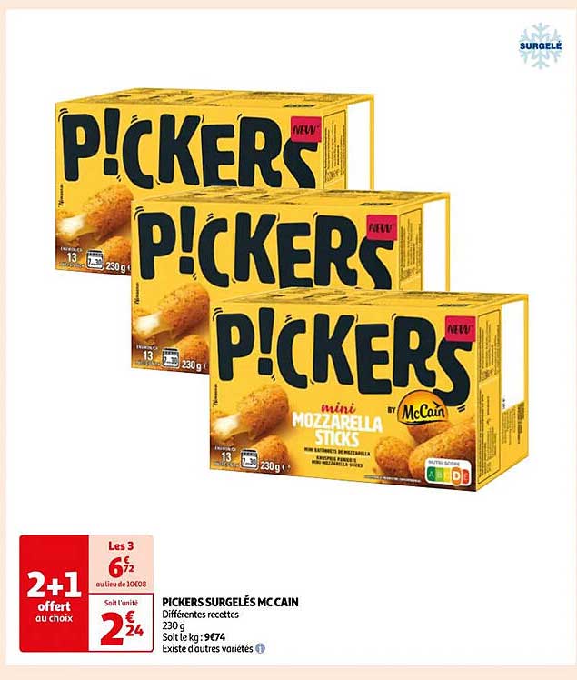 pickers surgelés mc cain