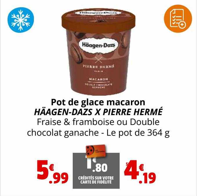 pot de glace macaron häagen-dazs x pierre hermé
