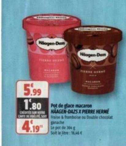 pot de glace macaron häagen-dazs x pierre hermé