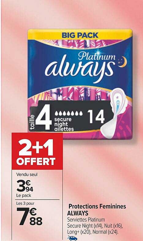 protections féminines always