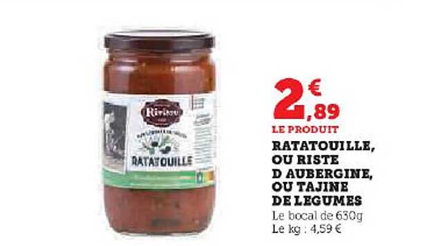 ratatouille, ou riste d'aubergine, ou tajine de légumes