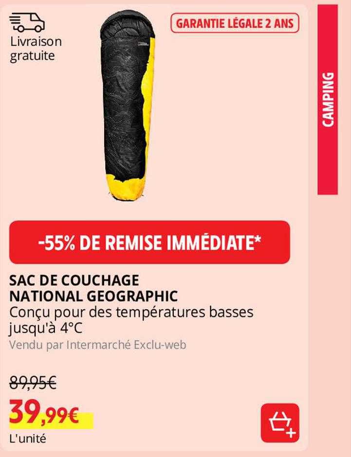 sac de couchage national géographic