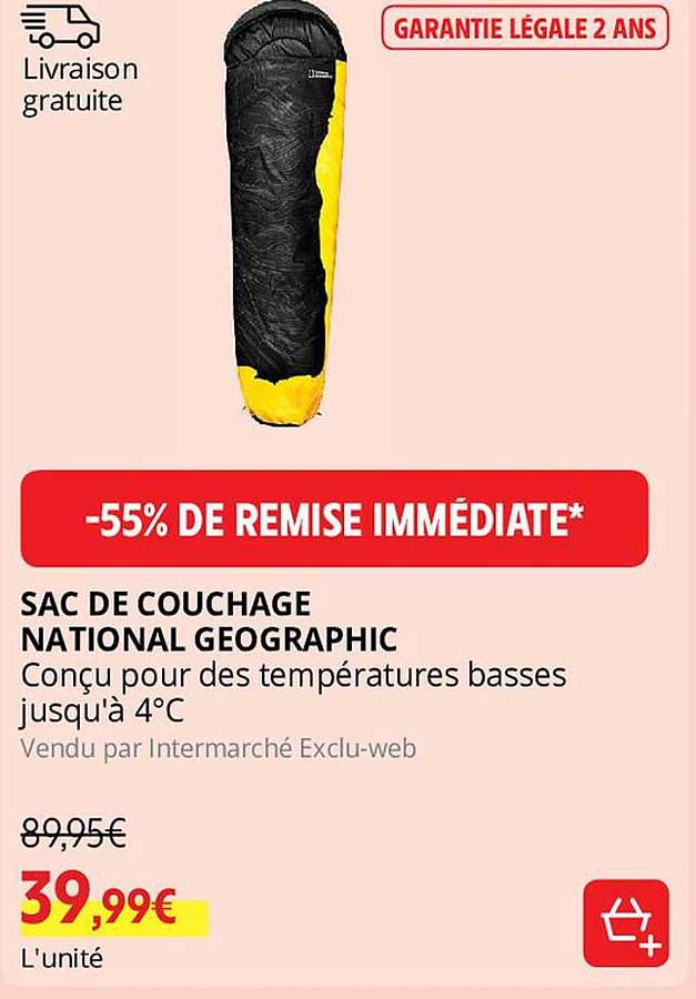 sac de couchage national géographic