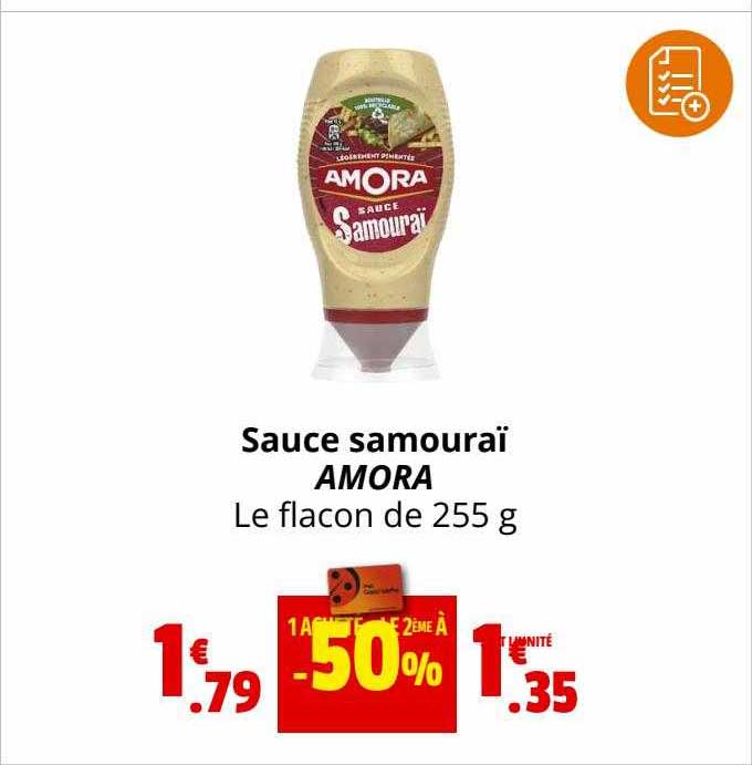 sauce samouraï amora