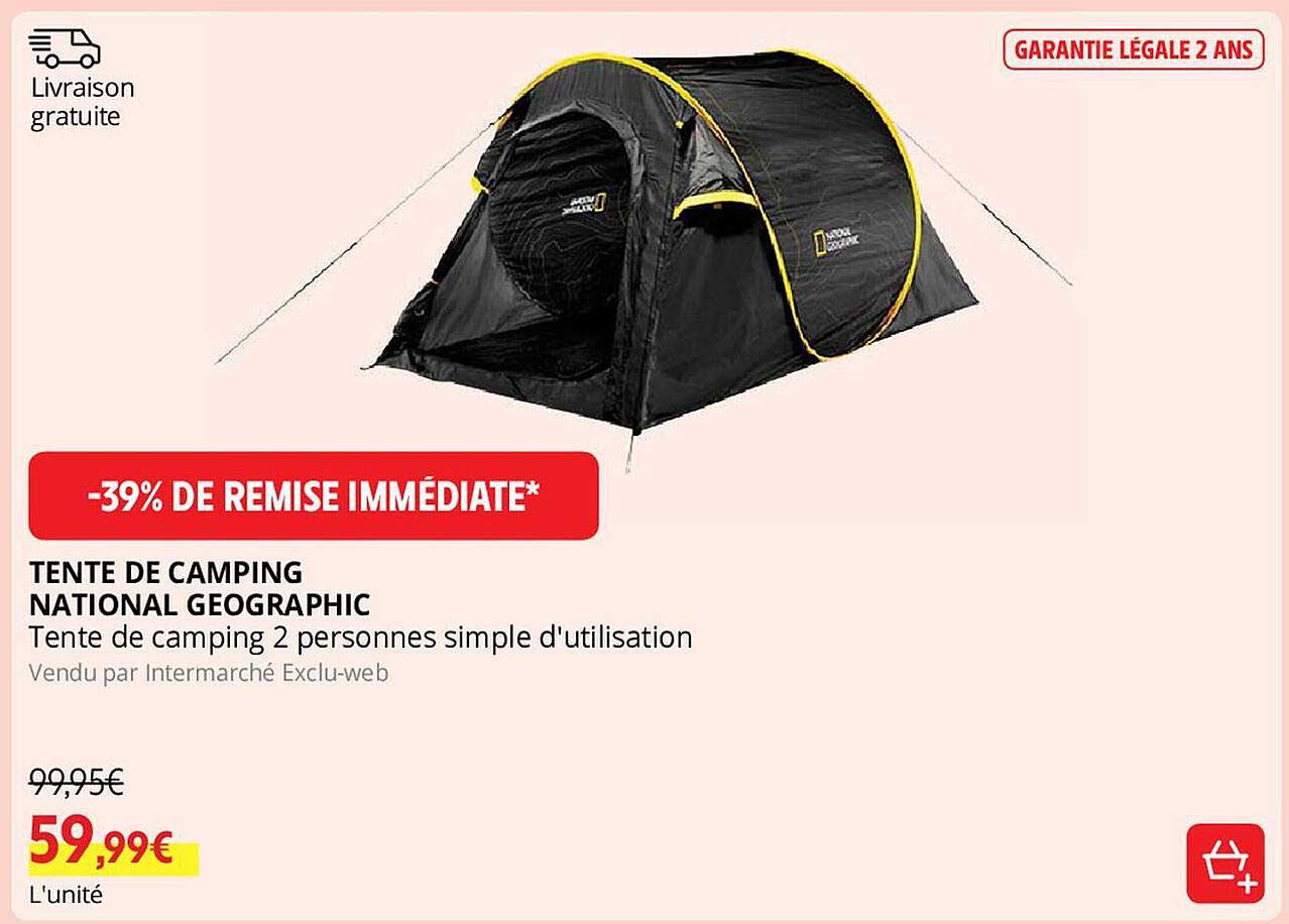 tente de camping national géographic