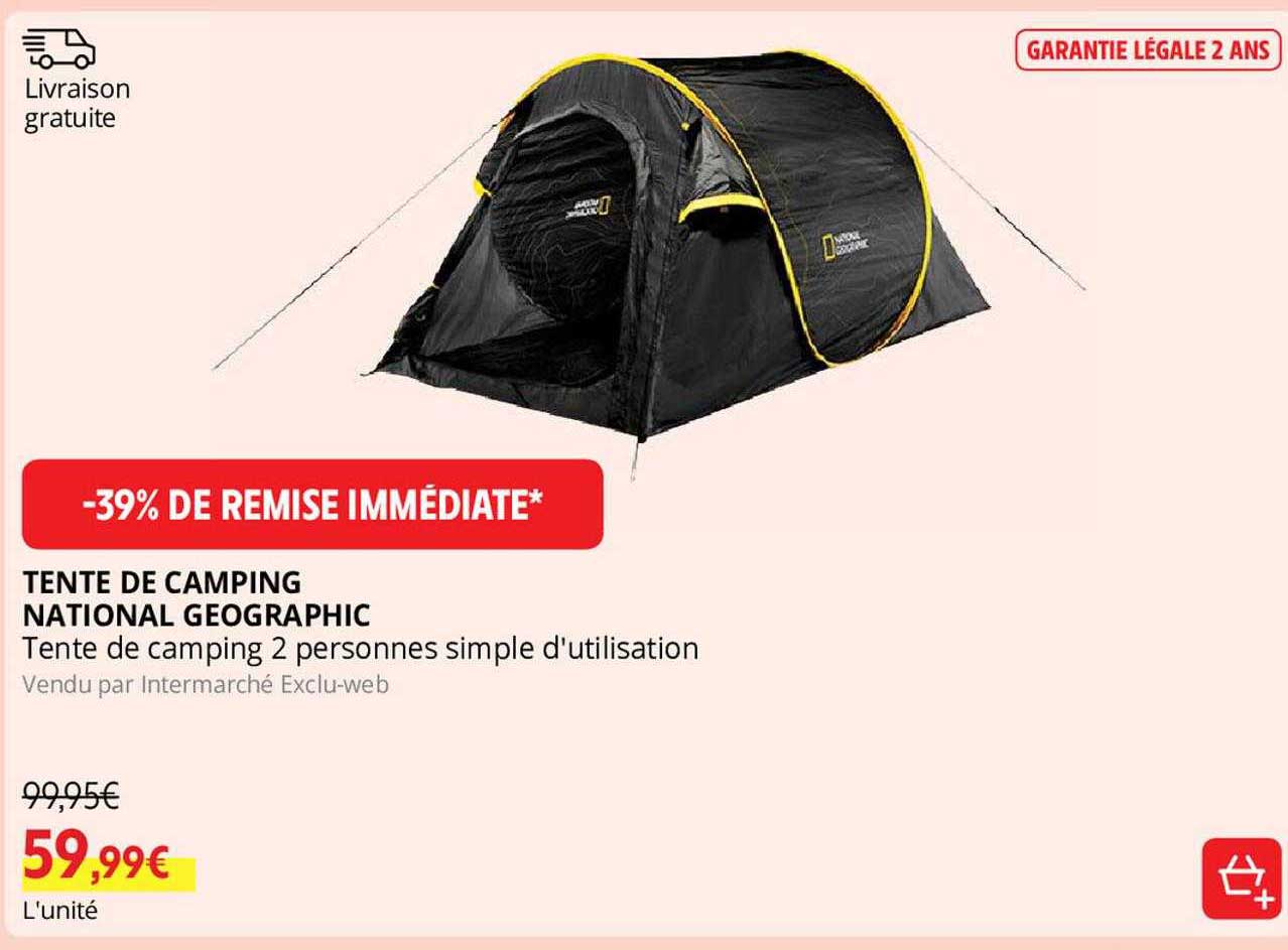 tente de camping national géographic