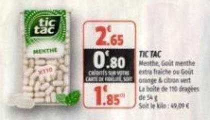 tic tac