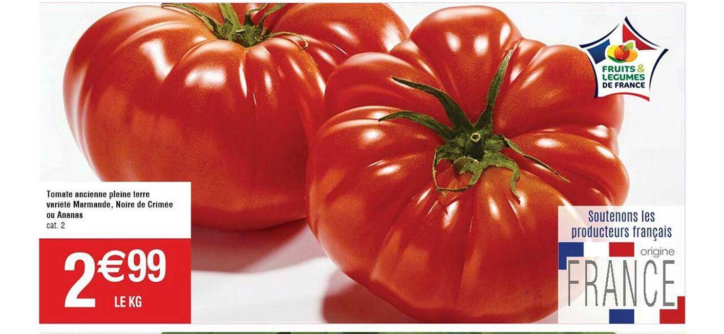 tomate ancienne pleine terre variété marmande, noire de crimée ou ananas