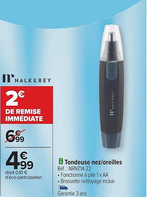 tondeuse nez-oreilles nalk & rey