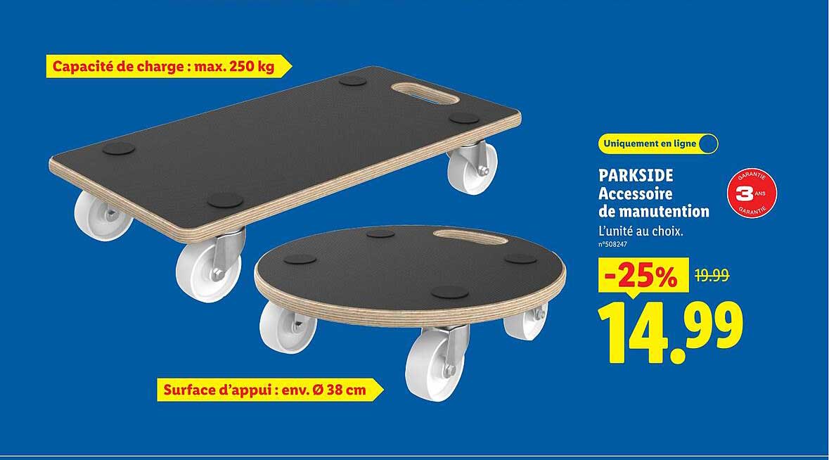 PARKSIDE Accessoire de manutention