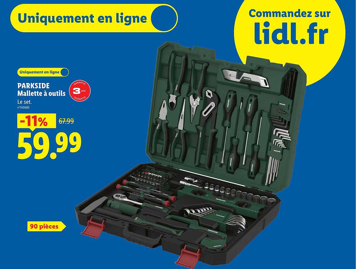 PARKSIDE Mallette à outils