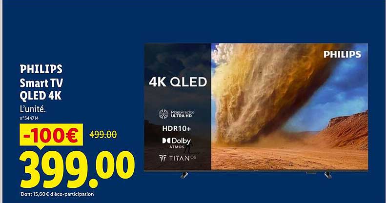 PHILIPS Smart TV QLED 4K