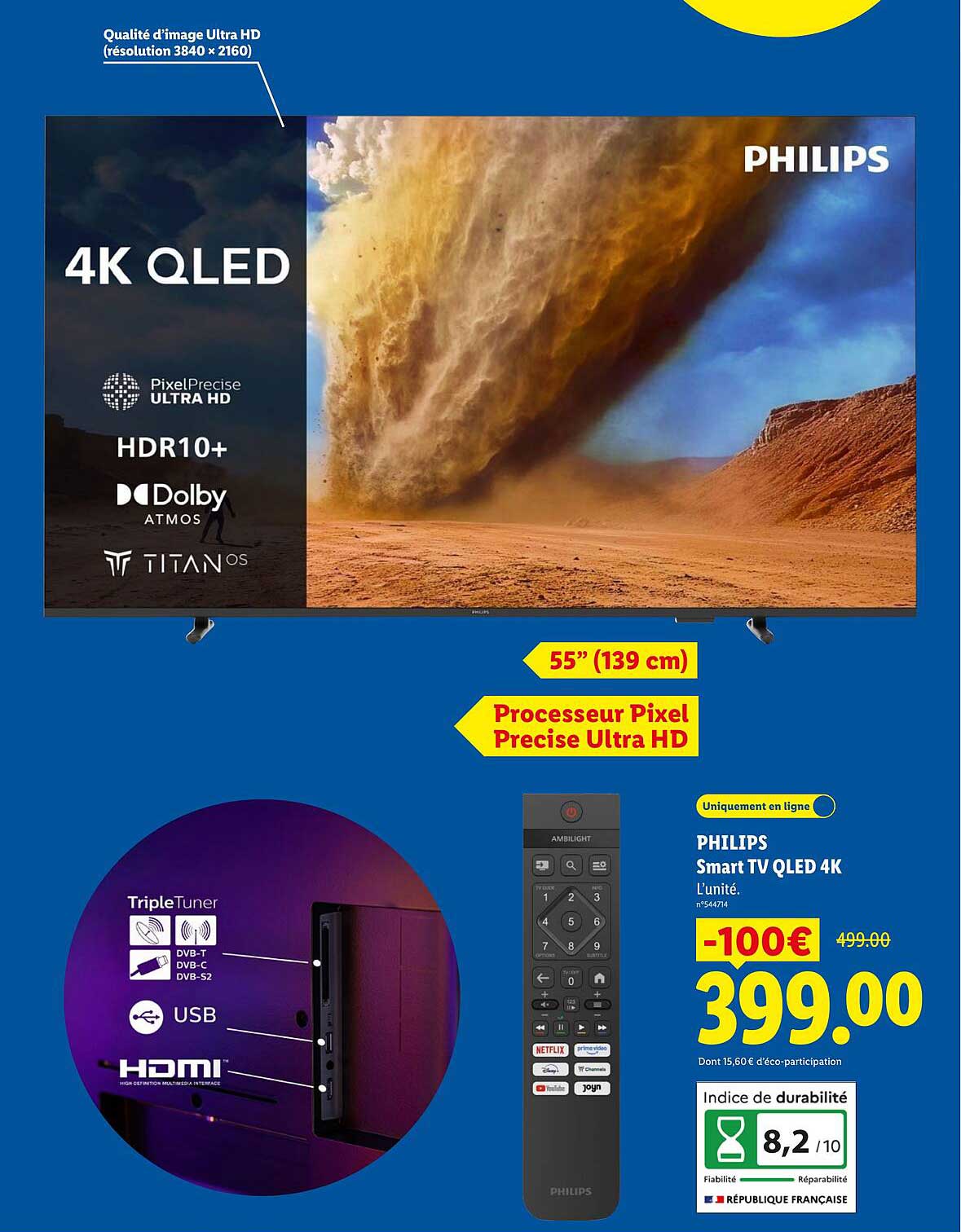PHILIPS Smart TV QLED 4K