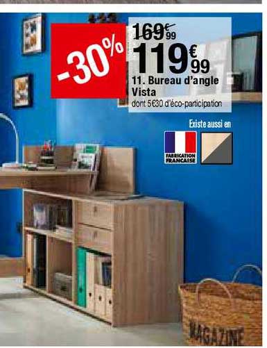 bureau d'angle vista