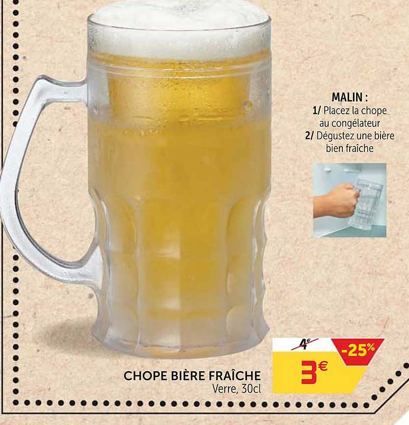 chope bière fraîche