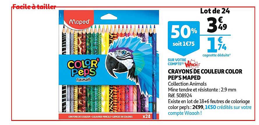 Crayons De Couleur Color Pep's Maped