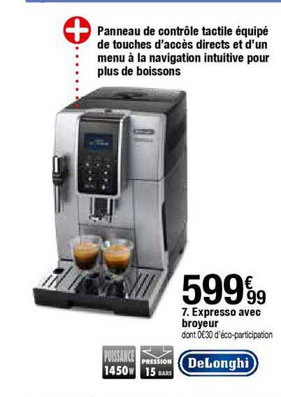 Expresso Avec Broyeur Delonghi