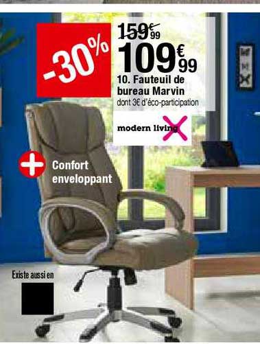 Fauteuil De Bureau Marvin Modern Living