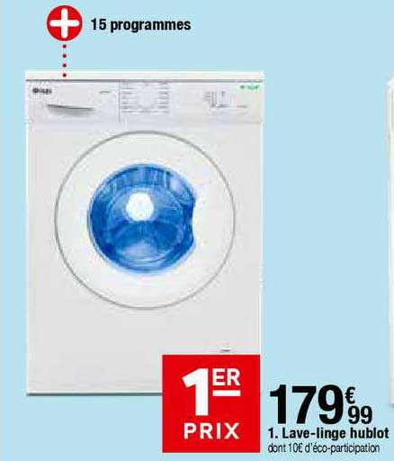 lave linge hublot