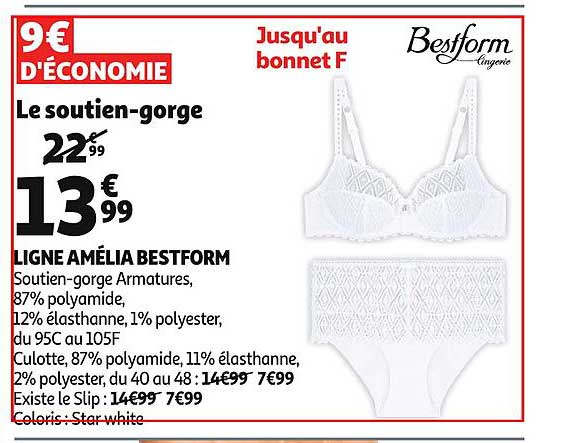 linge amélia bestform