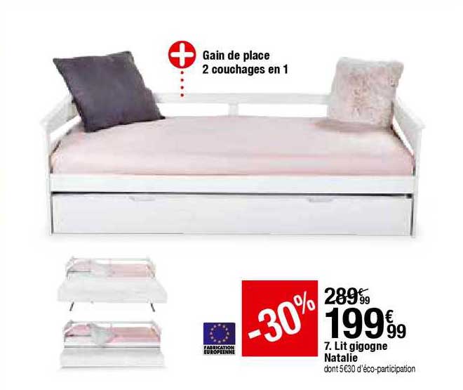 lit gigogne natalie
