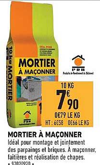 mortier à maçonner