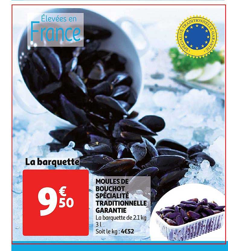 moules de bouchot spécialité traditionnelle garantie