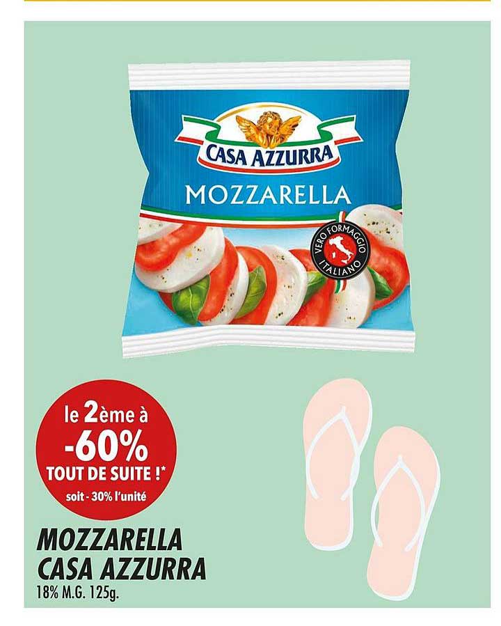 mozzarella casa azzurra le 2ème -60%