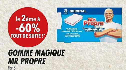 Mr Propre Gomme Magique Le 2ème -60%