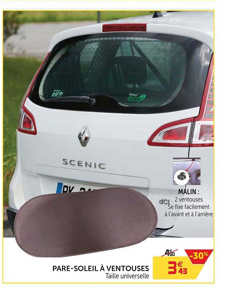 pare soleil à ventouses