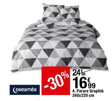 parure graphik 240x220 cm dreaméa