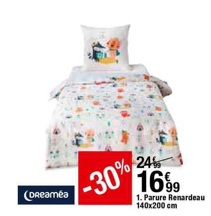 parure renardeau 140x200 cm dreaméa