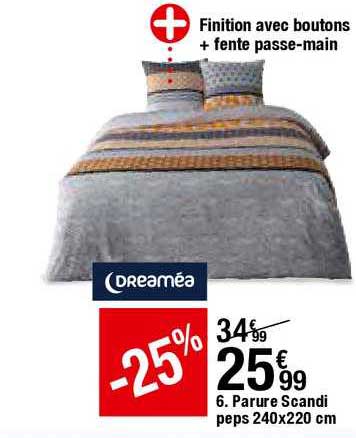 parure scandi peps 240x220 cm dreaméa