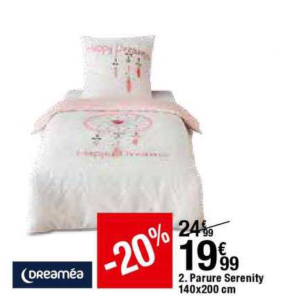 Parure Serenity 140x200 Cm Dreaméa