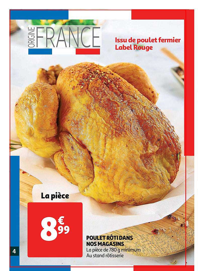 poulet rôti dans nos magasins