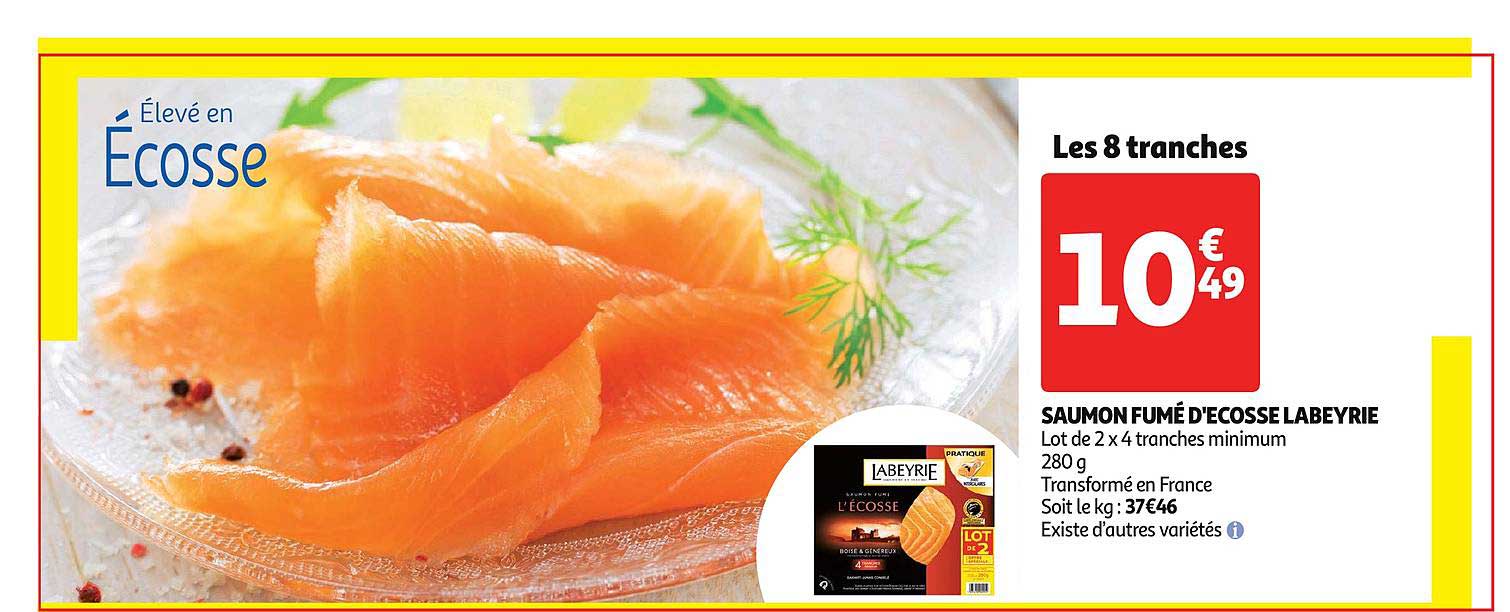 saumon fumé d'écosse labeyrie