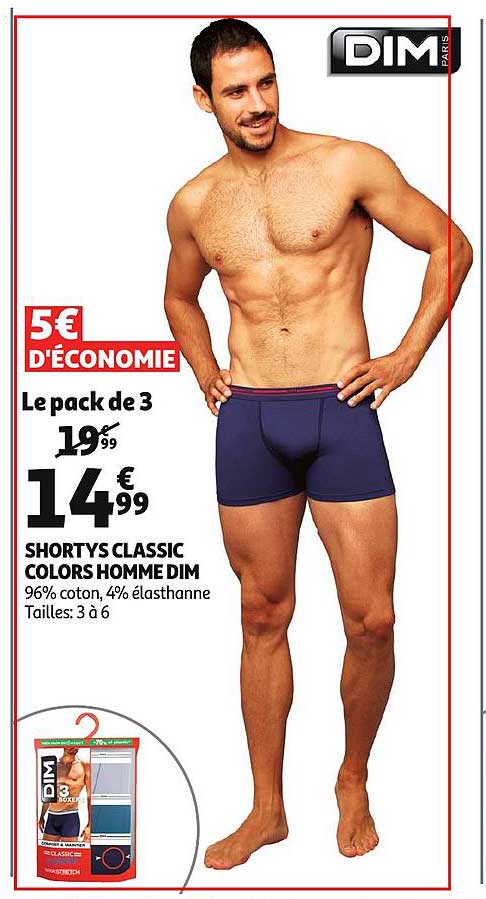 Shortys Classic Colors Homme Dim