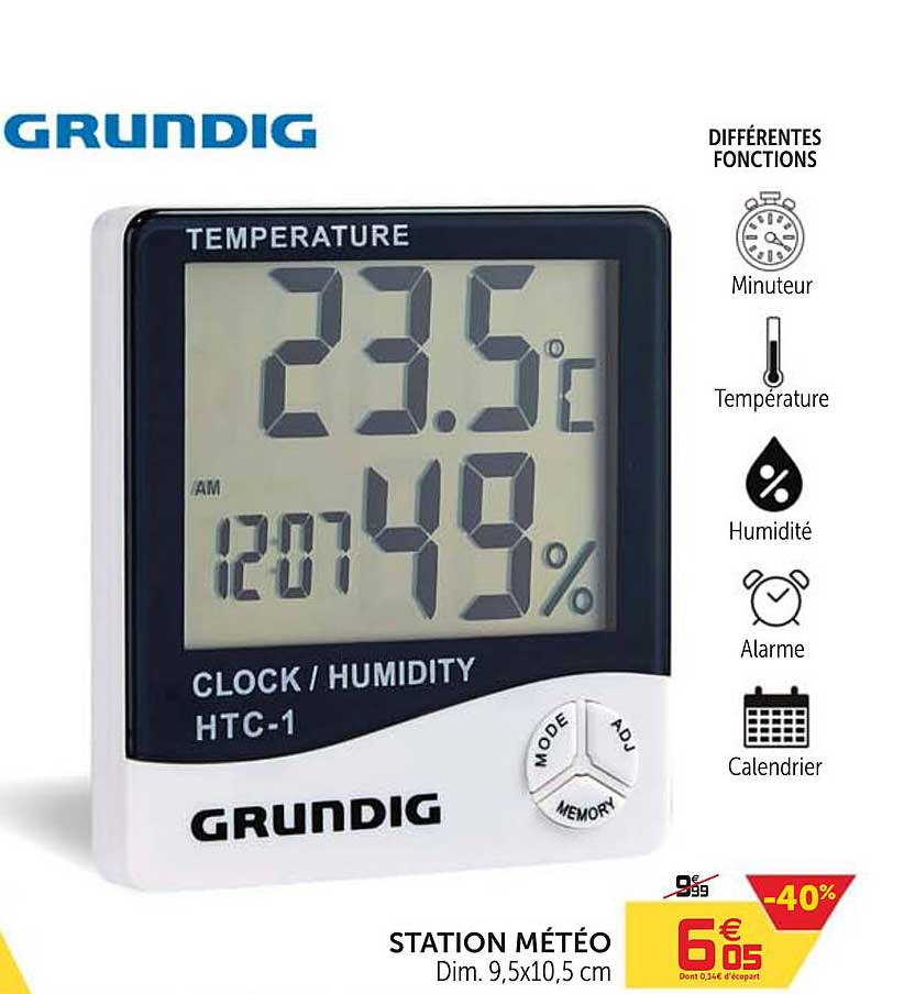 station météo grundig