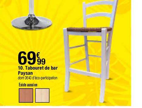 tabouret de bar paysan