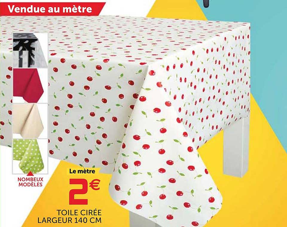 toile cirée largeur 140 cm