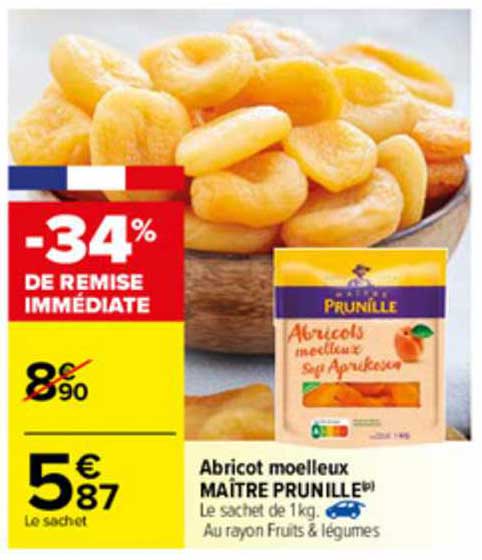 abricot moelleux maître prunille