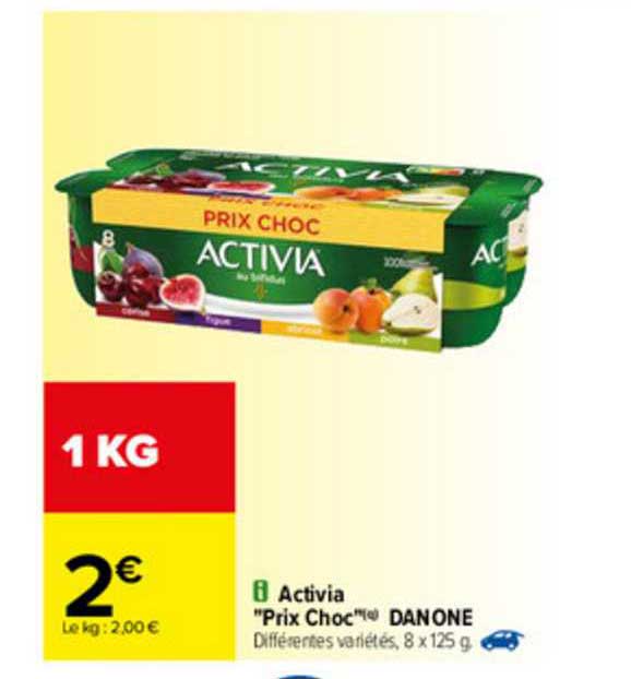 activia "prix choc" danone
