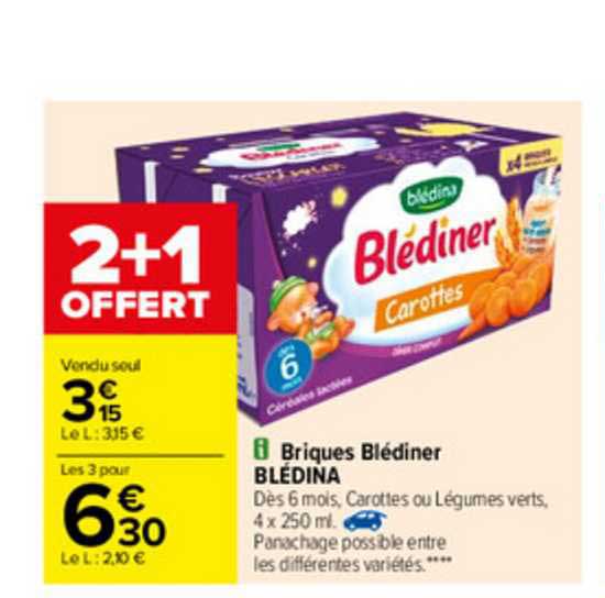 briques blédiner blédina
