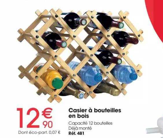 Casier à Bouteilles En Bois