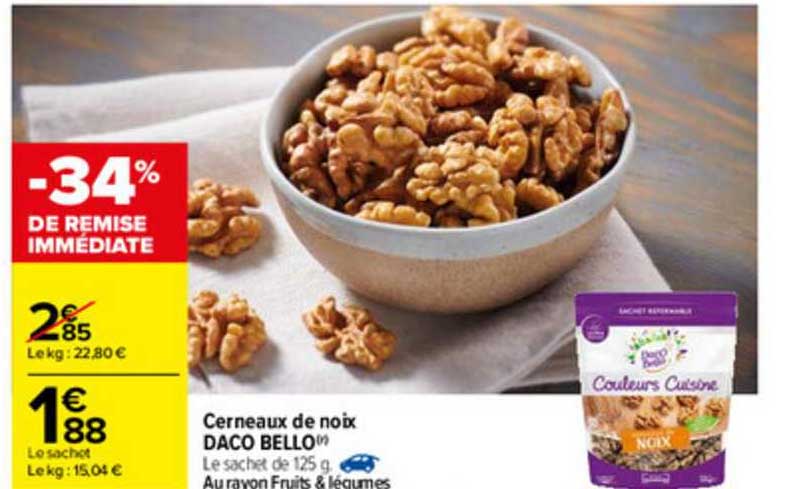 cerneaux de noix daco bello