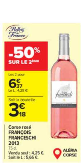 corse rosé françois franceschi 2013