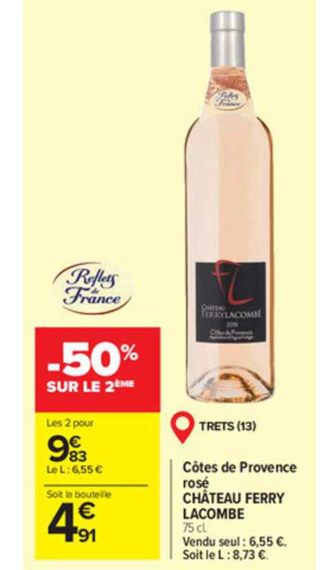 côtes de provence rosé château ferry lacombe