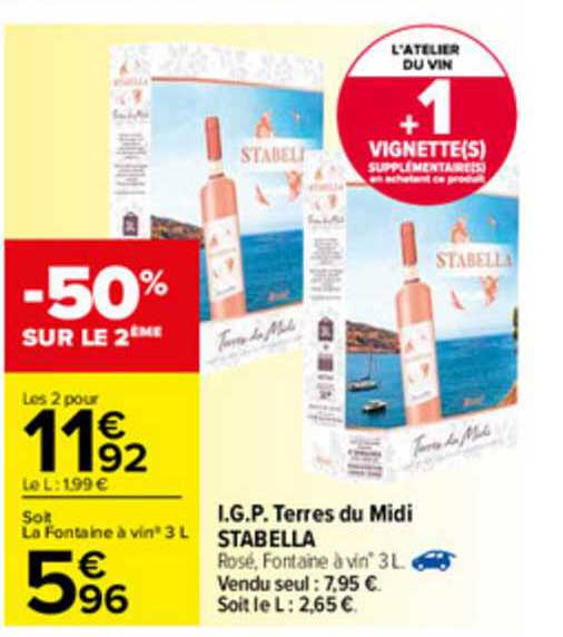 i.g.p. terres du midi stabella