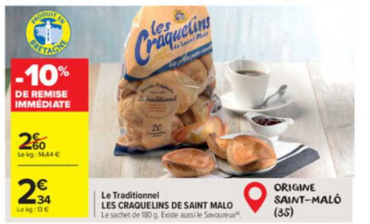le traditionnel les craquelins de saint malo