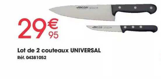 Lot De 2 Couteaux Universal